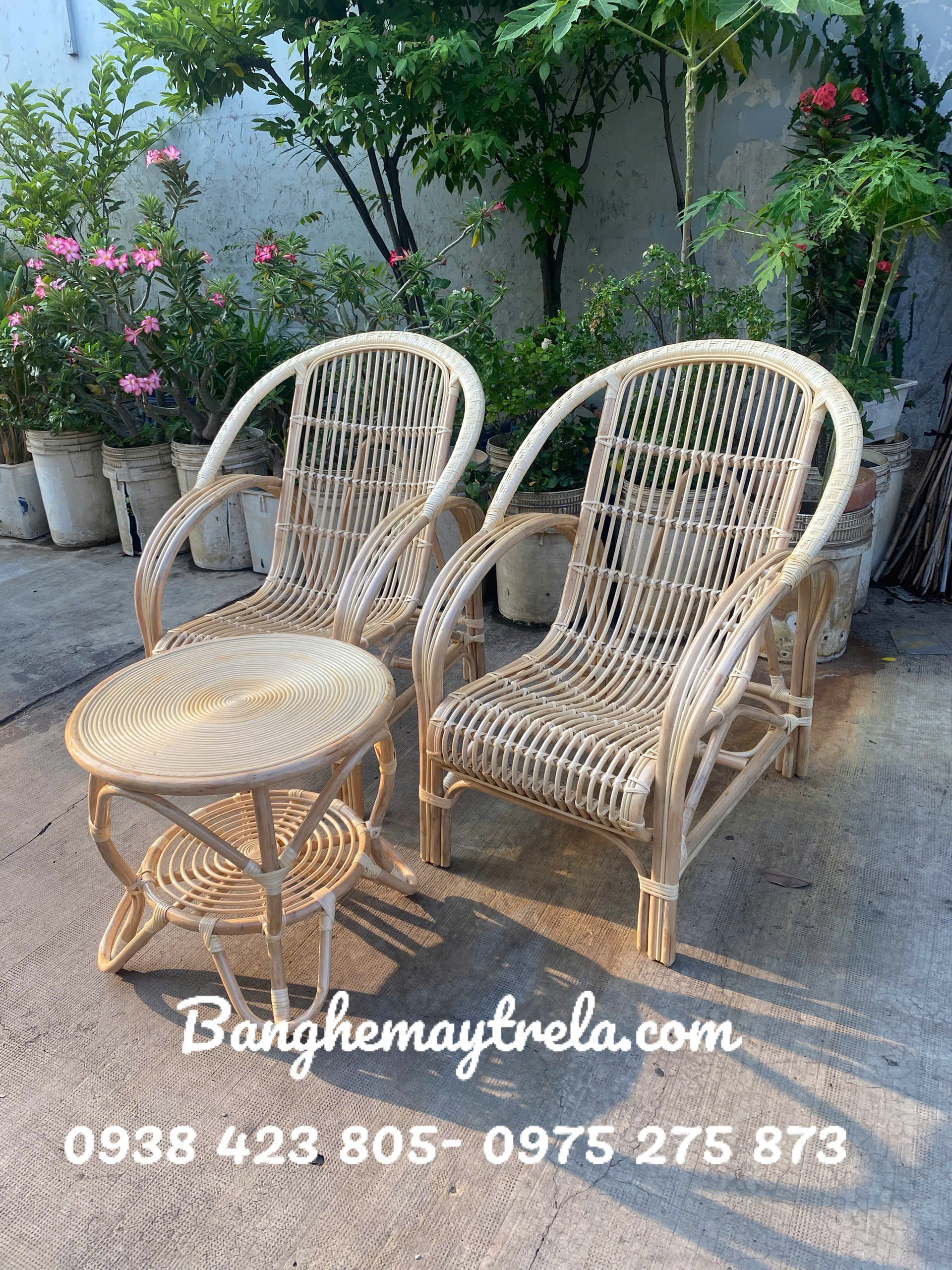 Bàn ghế mây Bác Hồ
